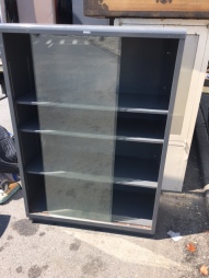 COLE METAL CABINET GLASS FRONT