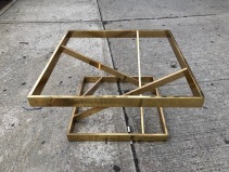 BRASS COFFEE TABLE BASE