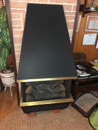 MID CENTURY ELECTRIC FIREPLACE