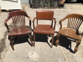 ANTIQUE LIBRARY CHAIRS